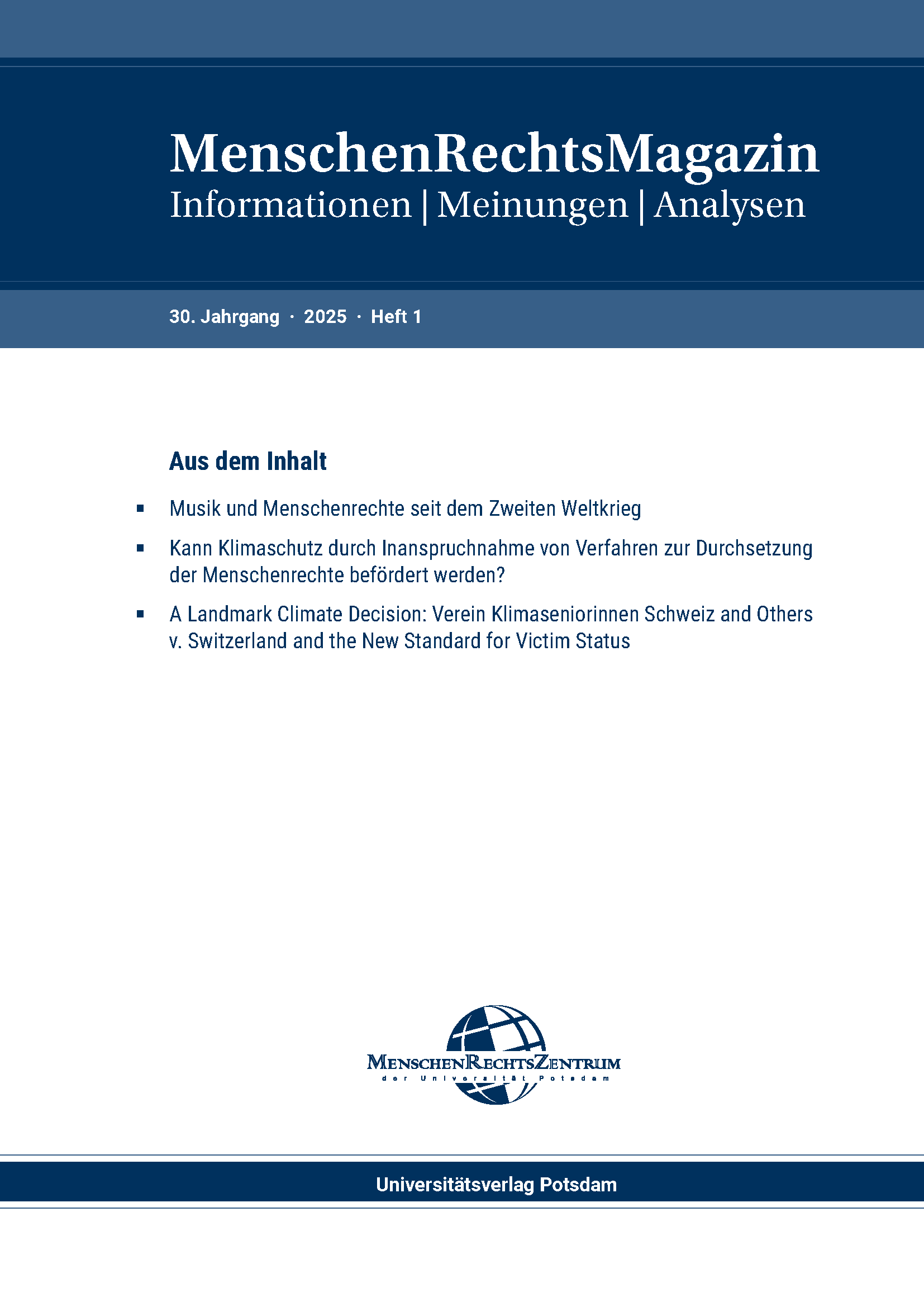 					Ansehen Bd. 30 Nr. 1 (2025)
				
