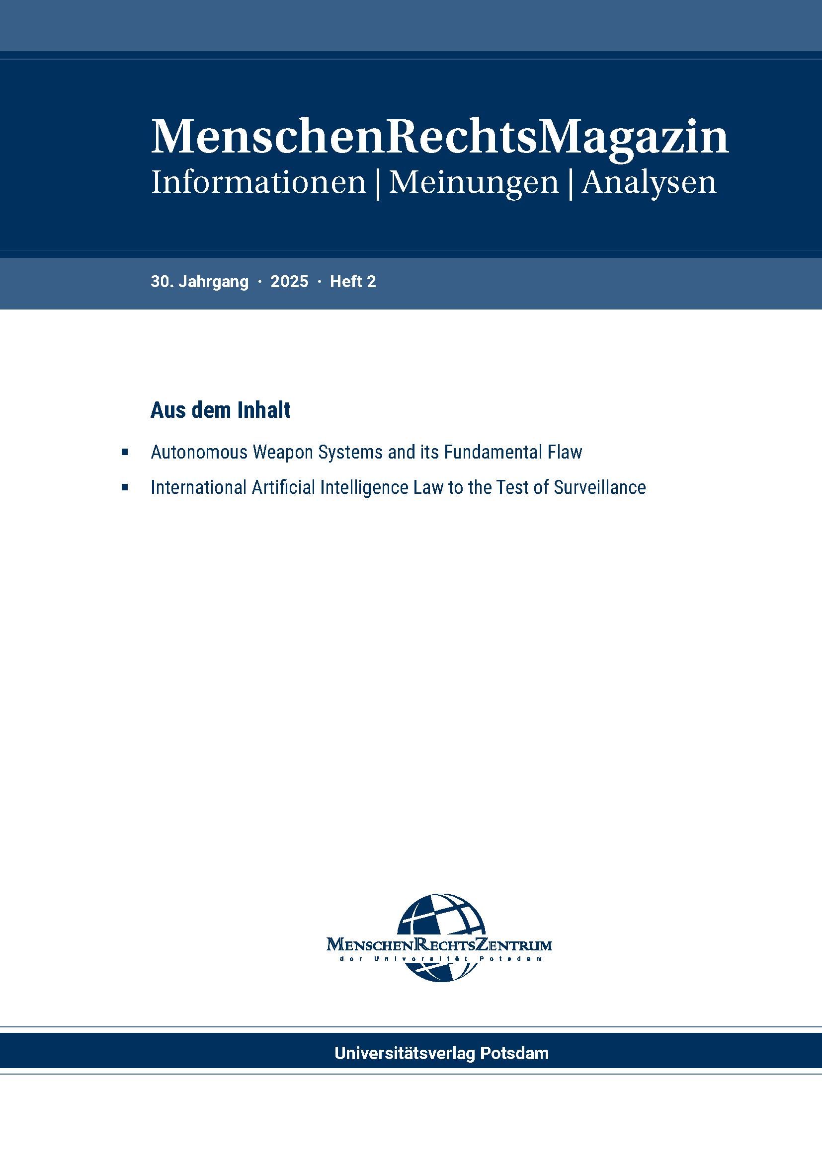 					Ansehen Bd. 30 Nr. 2 (2025)
				